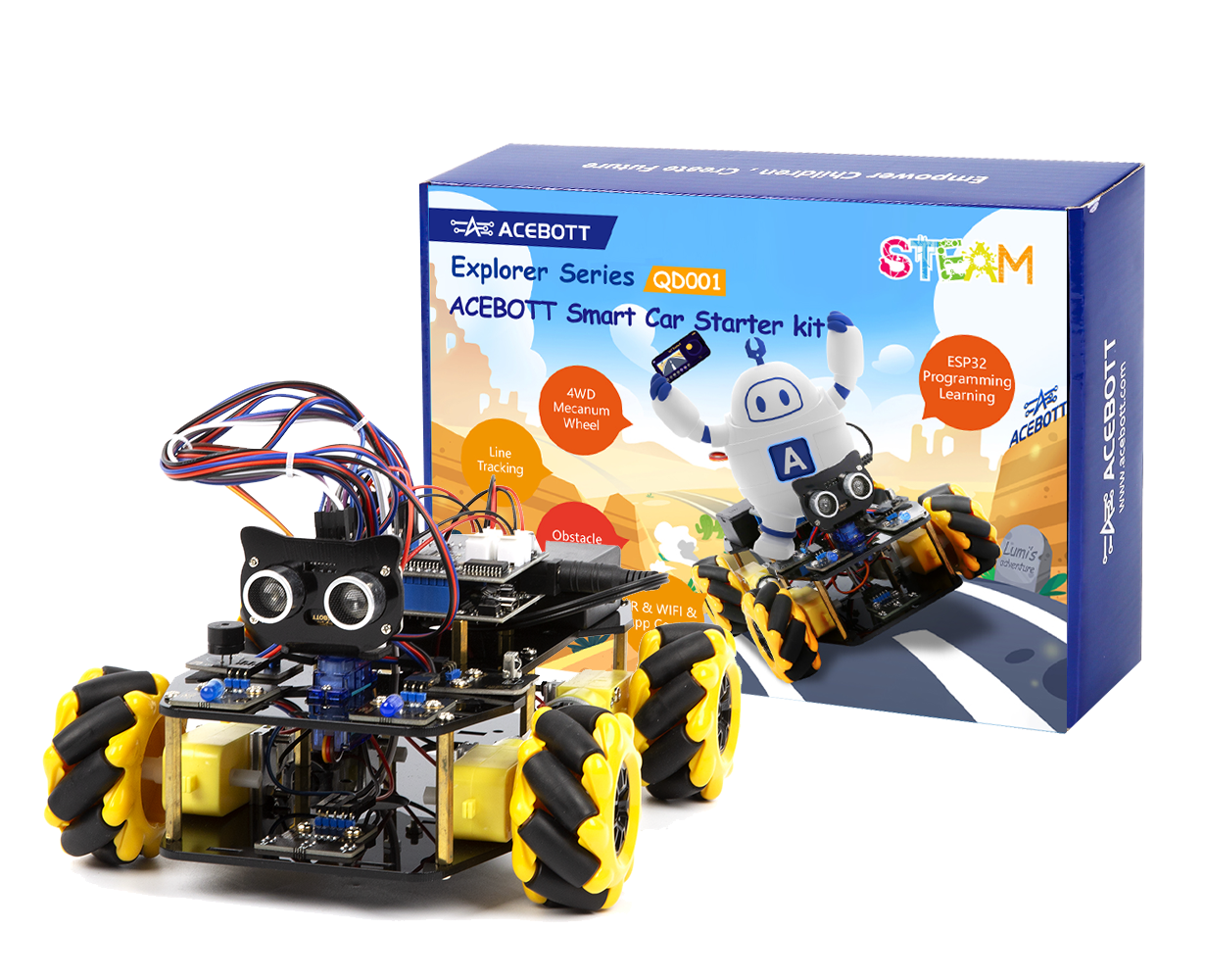 ACEBOTT QD001 Stem Programmable Robot Car Kit