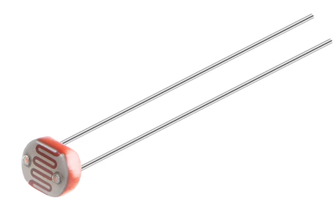 A pack of 10 Photosensitive 5mm LDR Sensor