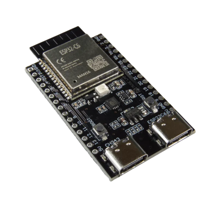 ESP32-C6 WiFi 6 Zigbee Development Board (16MB Flash)
